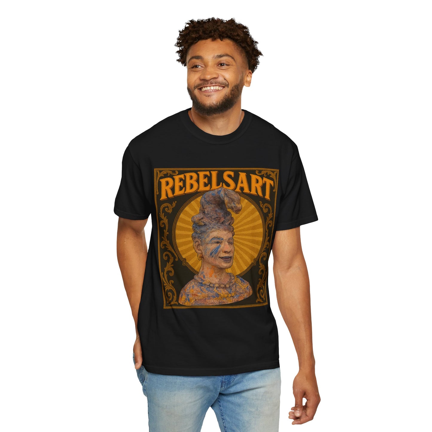 Rebel Art Unisex T-Shirt | Unique Graphic Tee for Creatives | Stylish Streetwear | Great for Gifts, Events, Festivals, and Everyday Wear
