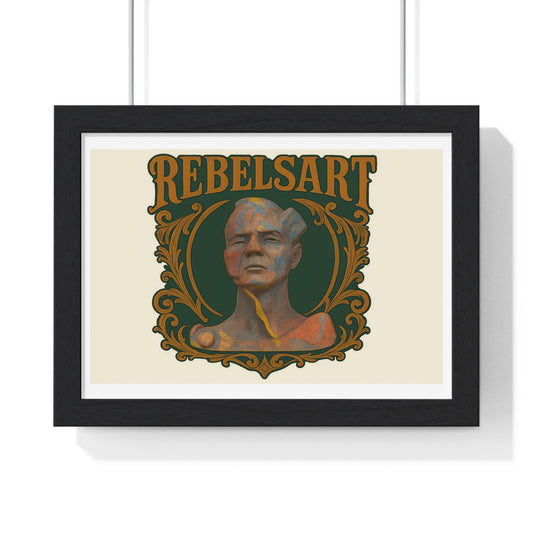 RebelsArt Horizontal Framed Poster | Perfect Gift for Artists | 19 x 24 inches