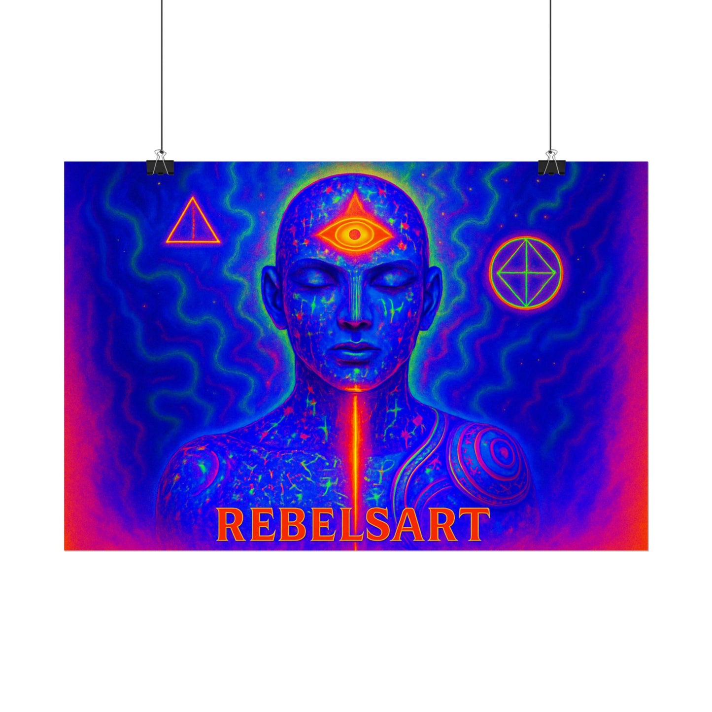 Mystical Rebellion Poster - Spiritual Awakening Collection
