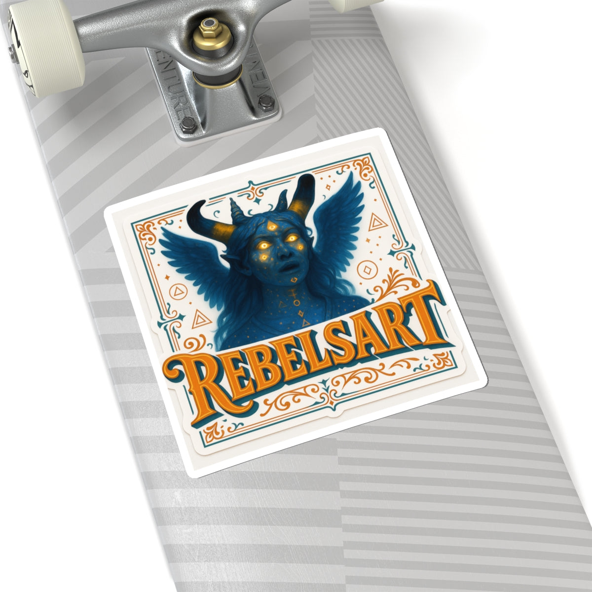 Vibrant Rebel Art Stickers for Laptop, Water Bottle, Journal, Car, & Decor - Perfect for Artists & Creatives