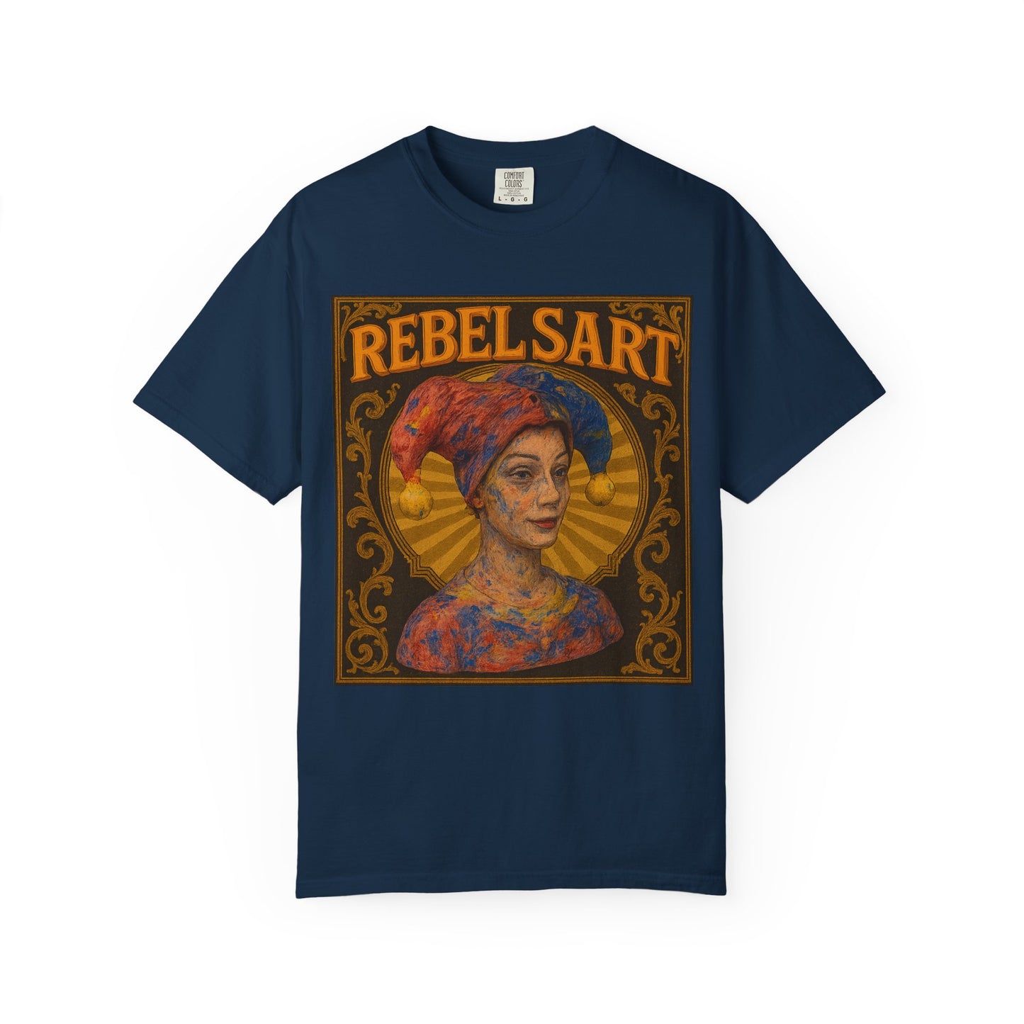Rebel Art T-Shirt, Unisex Graphic Tee, Artistic Apparel, Gift for Creatives, Casual Wear, Unique Statement Shirt