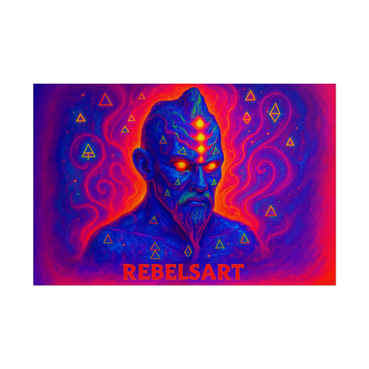 Psychedelic Rebellion - Vibrant Art Print