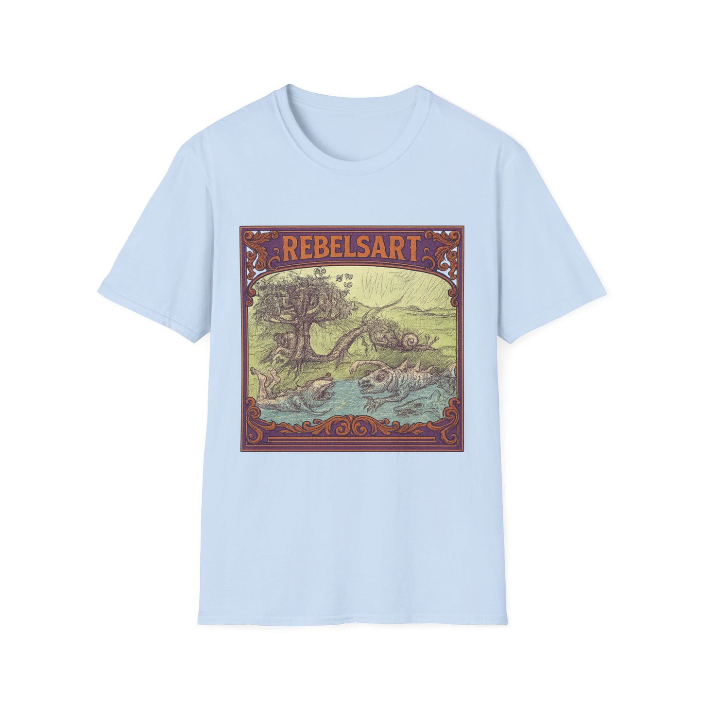 Rebels Art Unisex T-Shirt, Vintage Graphic Tee, Bohemian Style Shirt, Eco-Friendly Clothing, Perfect Gift for Art Lovers