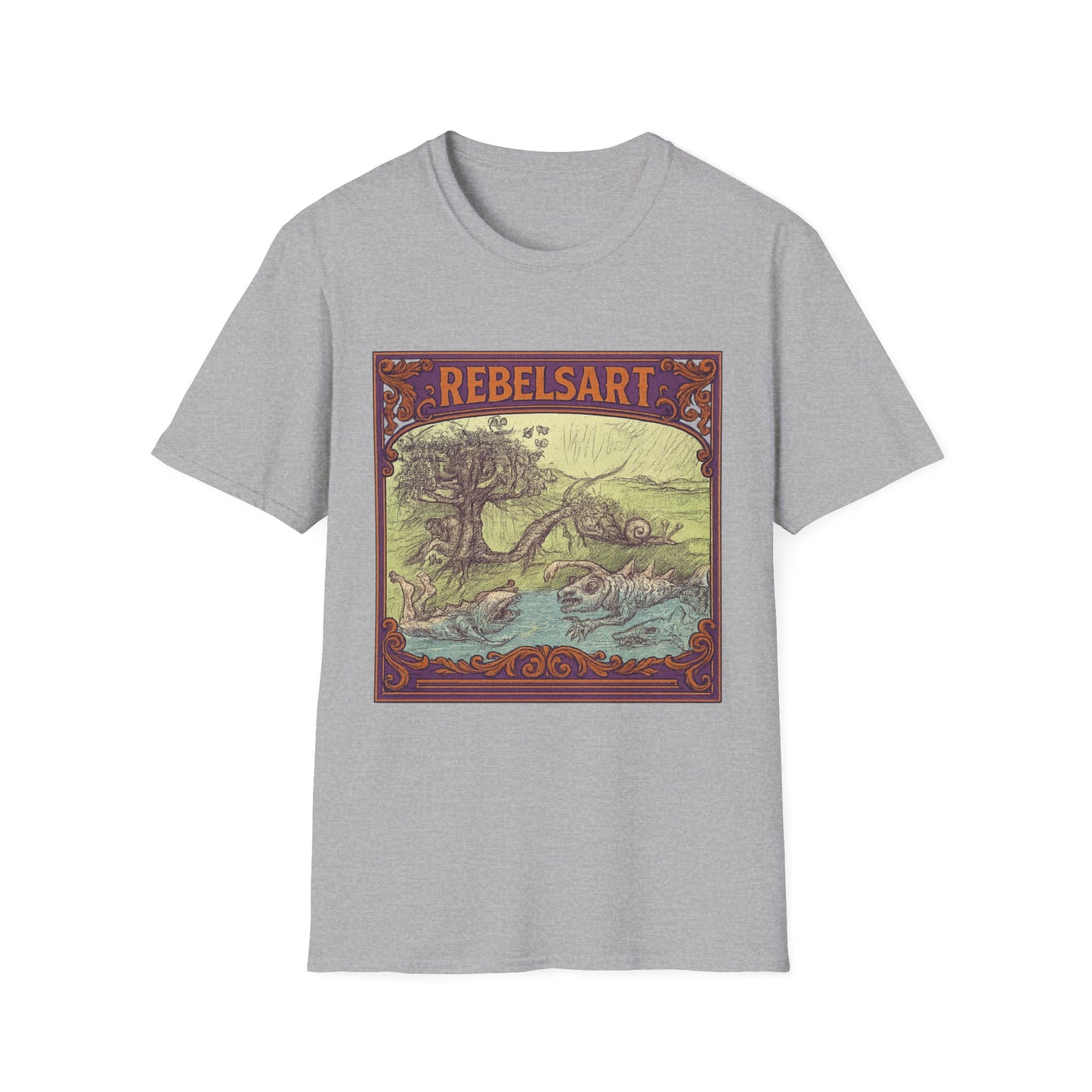 Rebels Art Unisex T-Shirt, Vintage Graphic Tee, Bohemian Style Shirt, Eco-Friendly Clothing, Perfect Gift for Art Lovers