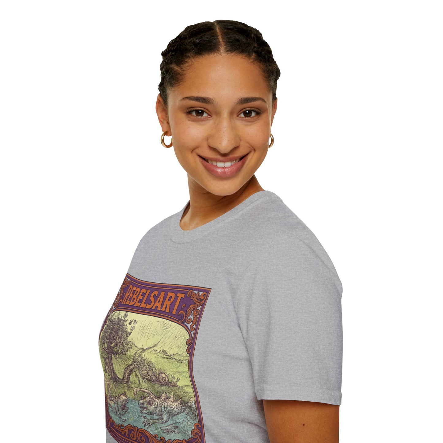 Rebels Art Unisex T-Shirt, Vintage Graphic Tee, Bohemian Style Shirt, Eco-Friendly Clothing, Perfect Gift for Art Lovers