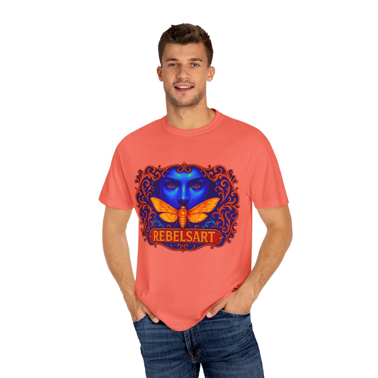 Vibrant Graphic Tee for Creative Souls, Bohemian T-Shirt, Festival Wear, Art-Inspired Clothing, Gifting for Art Lovers