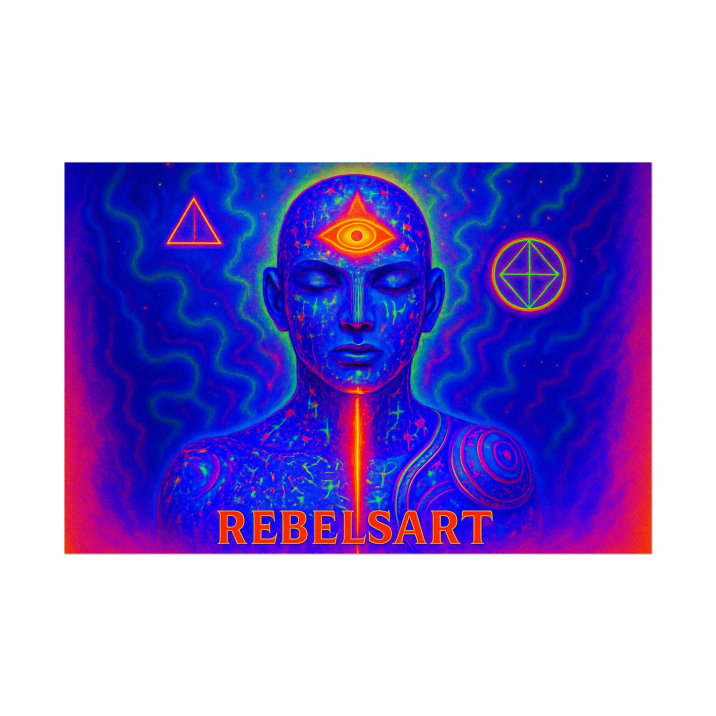Mystical Rebellion Poster - Spiritual Awakening Collection