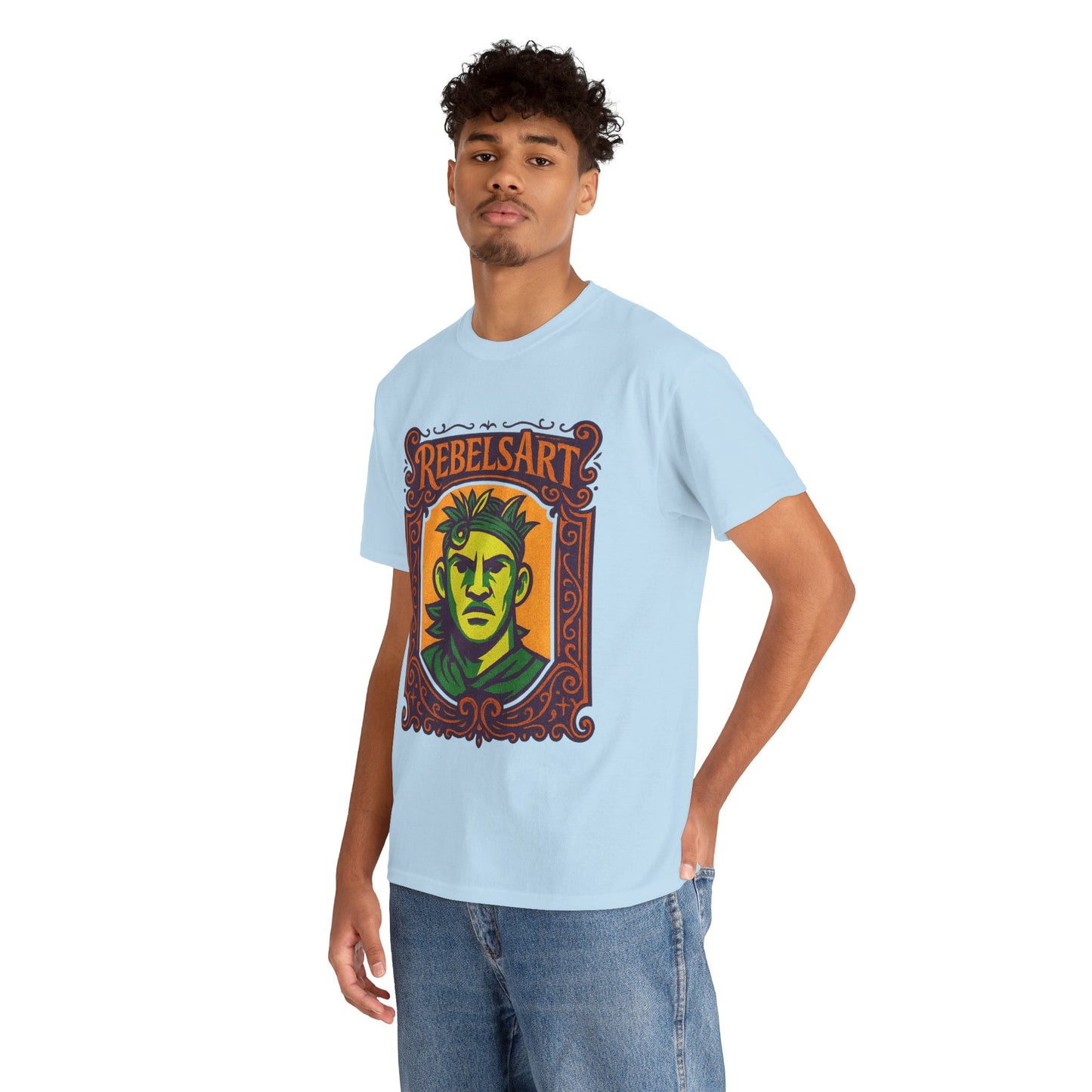 Rebels Art Unisex Heavy Cotton Tee - Vintage Graphic Shirt for Creative Souls, Casual Wear, Gifts, Festivals, Art Lovers