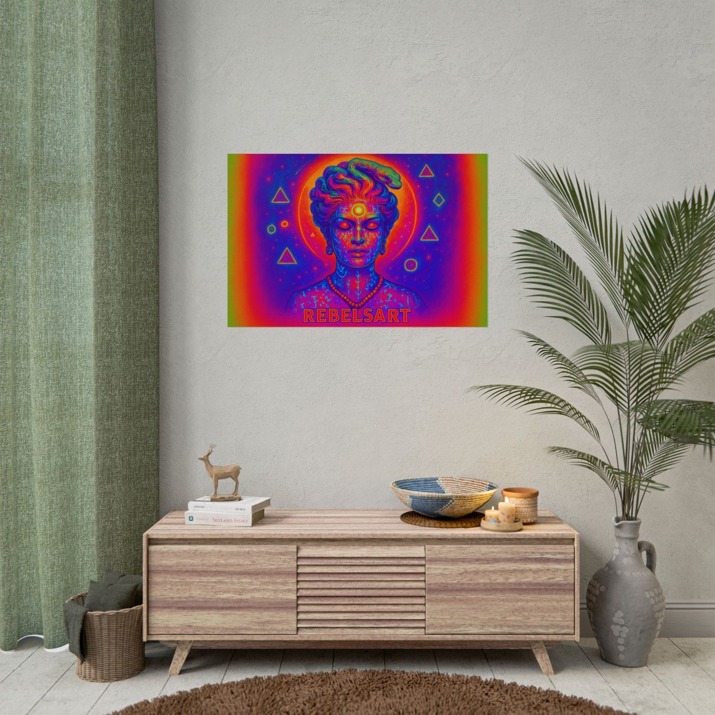 Psychedelic Rebellion - Colorful Art Print