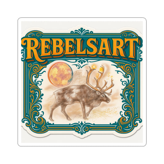 RebelsArt Nature Spirit Stickers - Eco-Mystical Kiss-Cut Decals