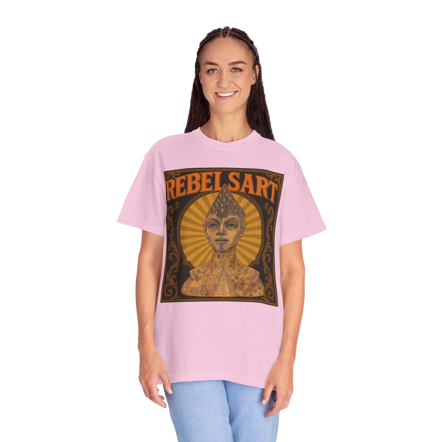 Rebel Art Unisex T-Shirt - Vintage Style Tee for Art Lovers, Festival Wear, Gift for Creatives, Graphic Shirt, Casual Wear