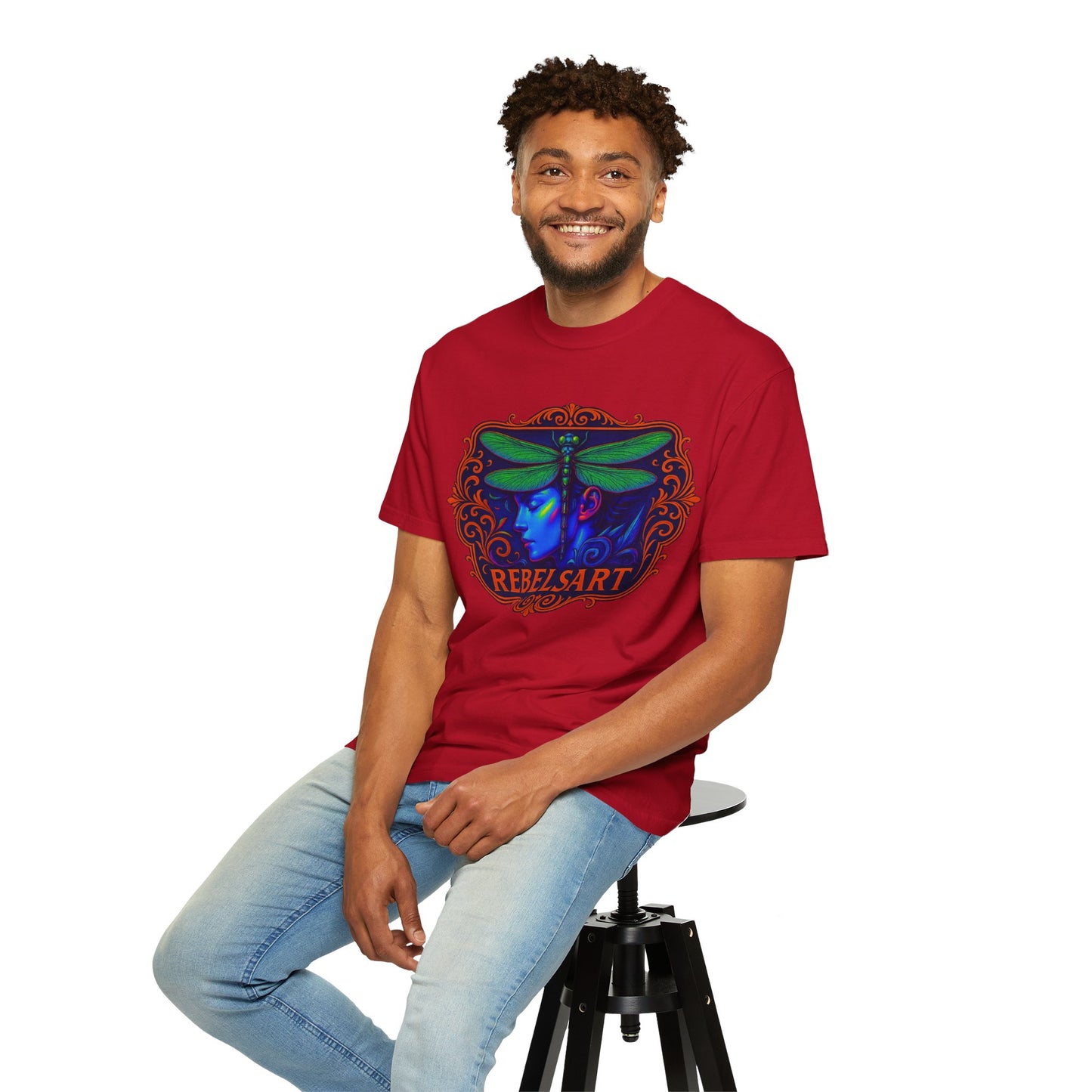 Rebel Art Unisex T-Shirt, Artistic Tee, Graphic Shirt, Unique Clothing, Gift for Art Lovers, Casual Wear