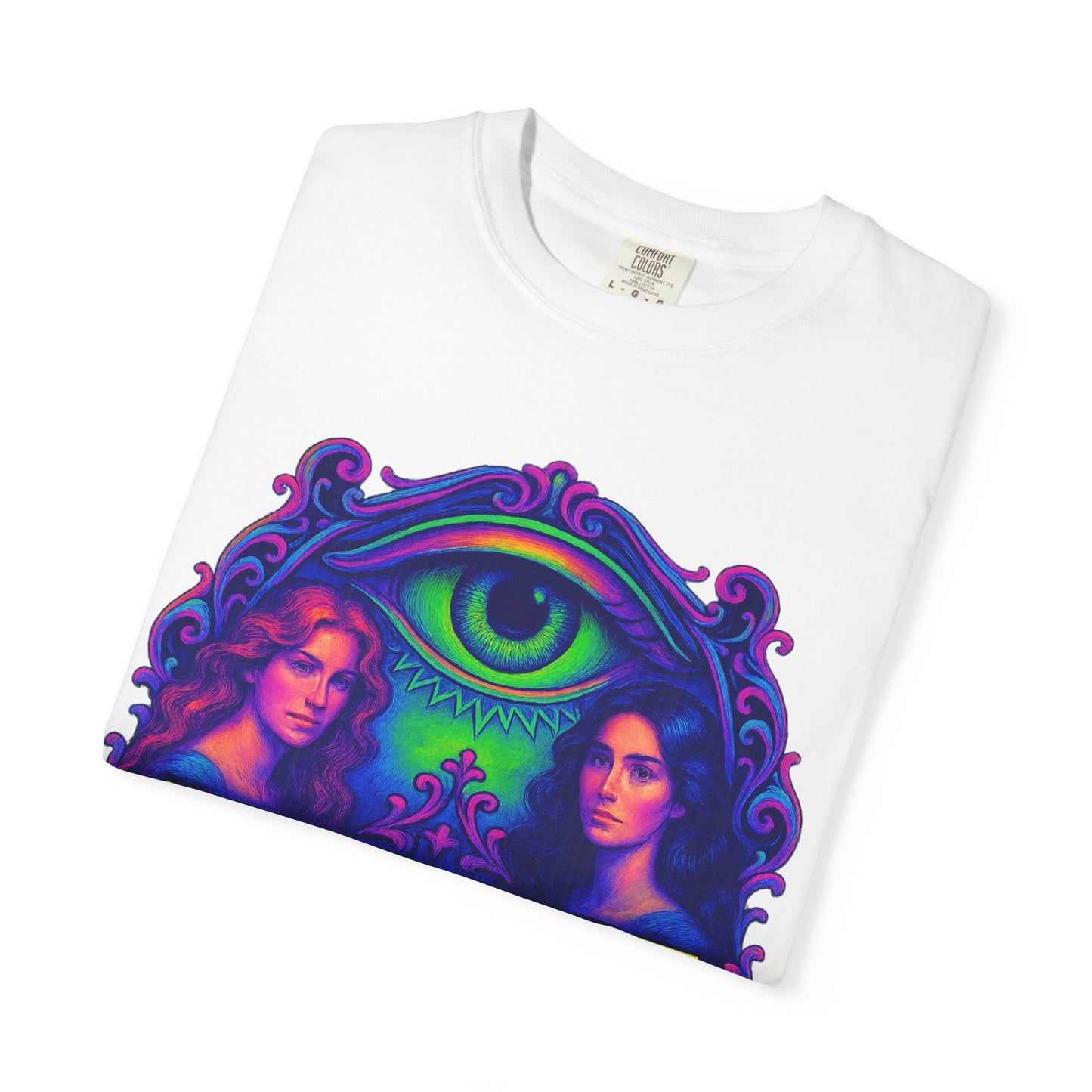 Colorful Graphic T-Shirt with Rebel Art Design, Unique Fashion Tee, Trendy Gift for Her, Casual Wear for Festivals, Online Merchandise