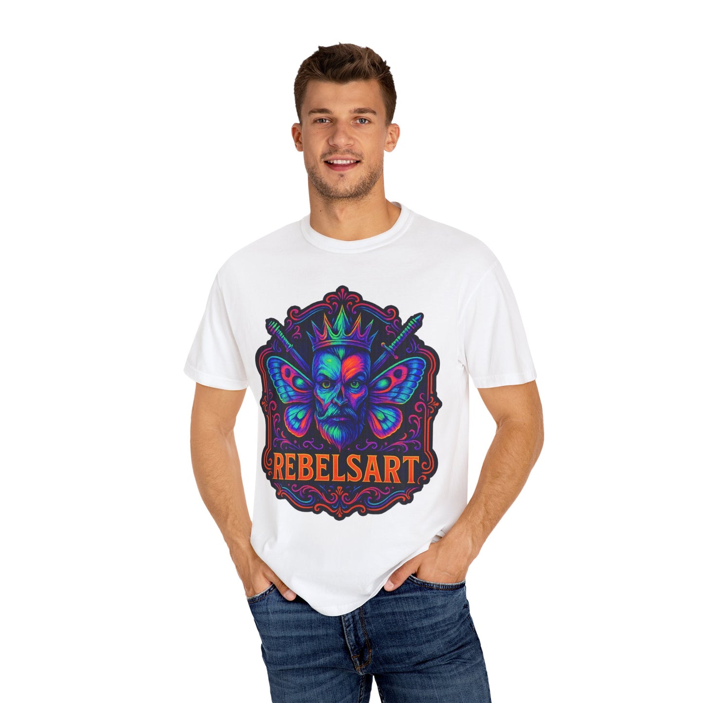 RebelsArt Butterfly T-Shirt - Vibrant Rebel Wings Design | Unisex Artistic Tee