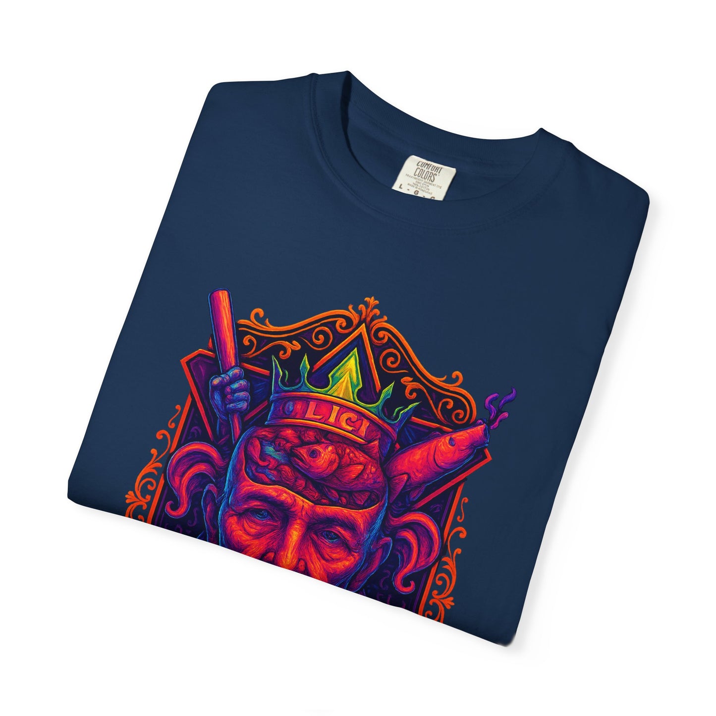 Rebelsart Colorful Graphic Tee - Unisex Garment-Dyed T-shirt