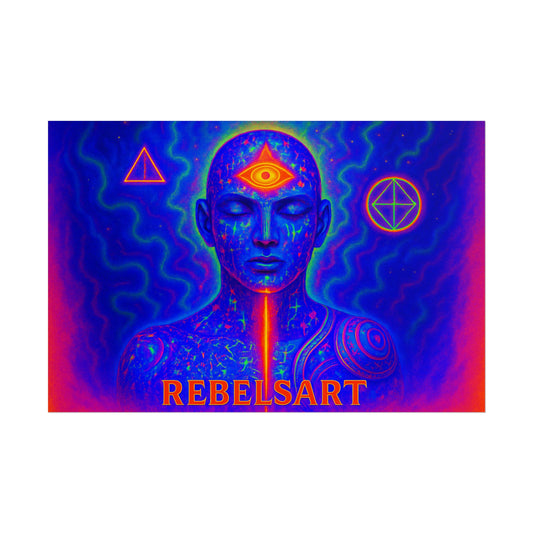 Mystical Rebellion Poster - Spiritual Awakening Collection