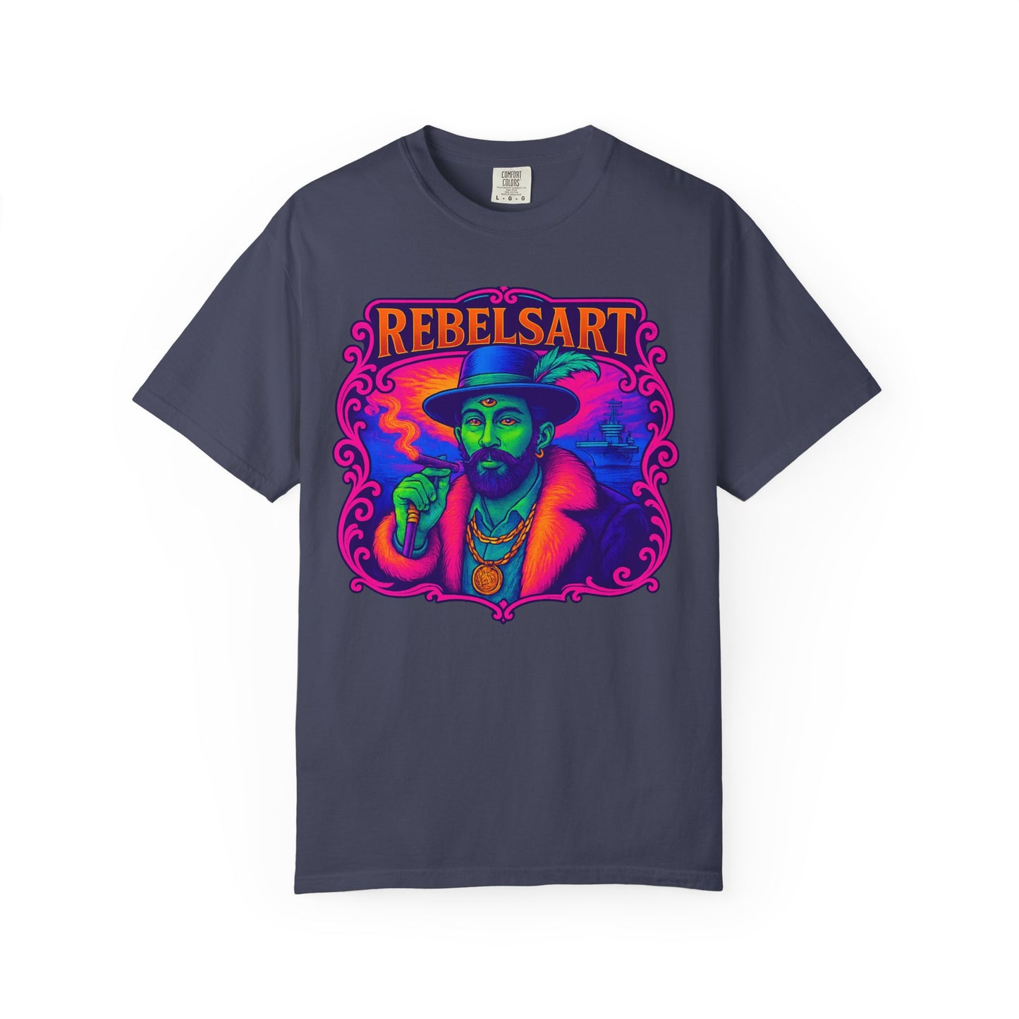 Vibrant Rebel Art T-Shirt | Unisex Vintage Style Tee for Art Lovers, Unique Gift for Festivals, Bohemian Fashion, Trendy Streetwear