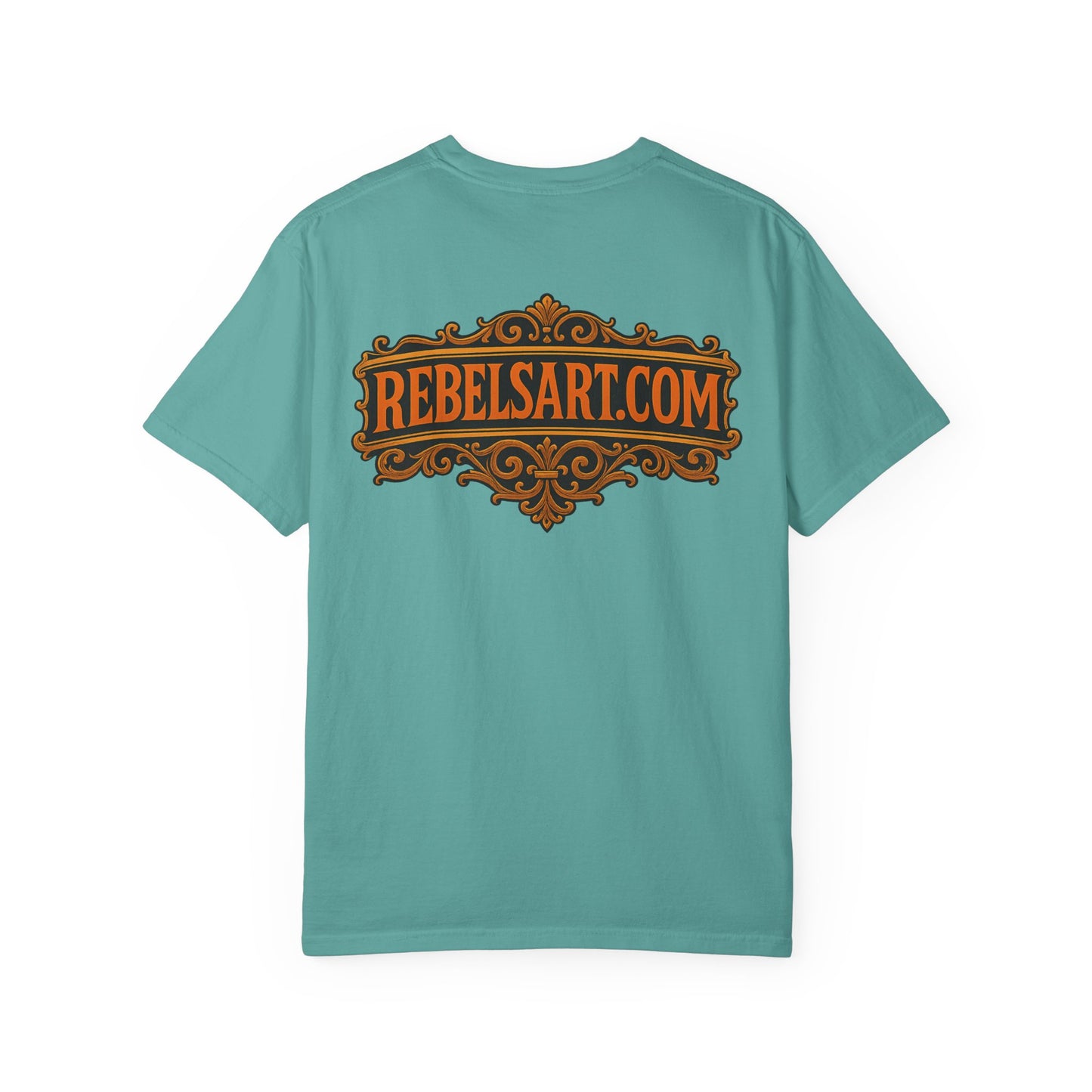 RebelsArt Unisex Garment-Dyed T-Shirt, Vintage Art Tee, Creative Wear, Unique Gift, Casual Streetwear, Artistic Fashion