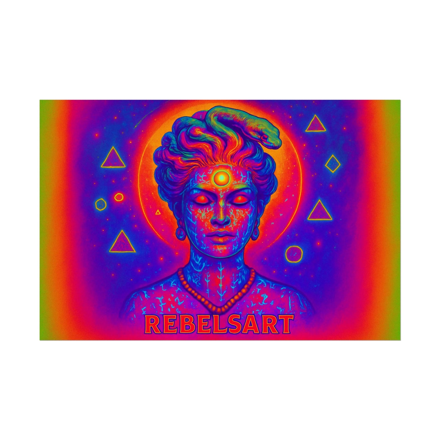 Psychedelic Rebellion - Colorful Art Print