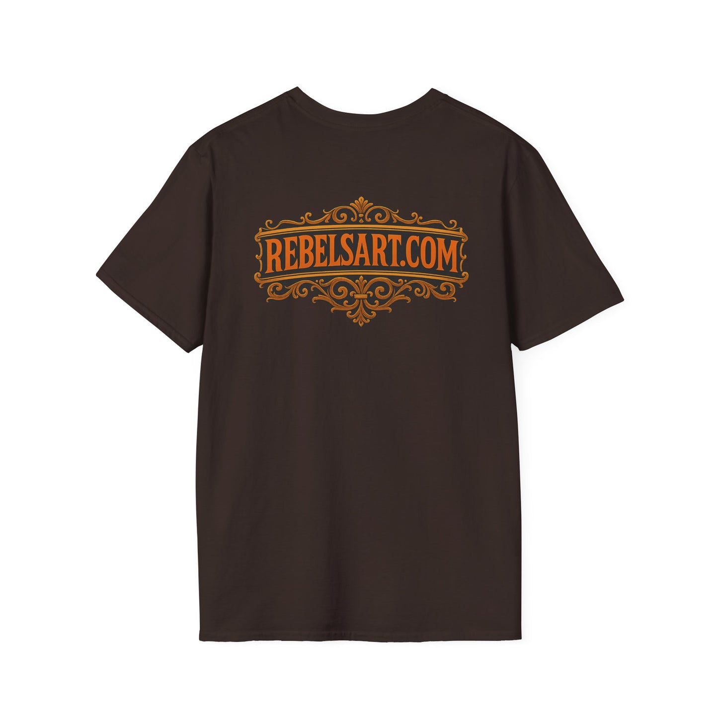 Rebel Art Unisex Softstyle T-Shirt, Graphic Tee, Casual Wear, Artsy Gift, Trendy Fashion, Summer Outfits