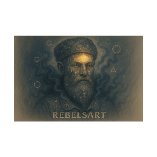 Mystical Art Rolled Poster, Bohemian Home Decor, Spiritual Wall Art, Gift for Art Lovers, Unique Room Decoration