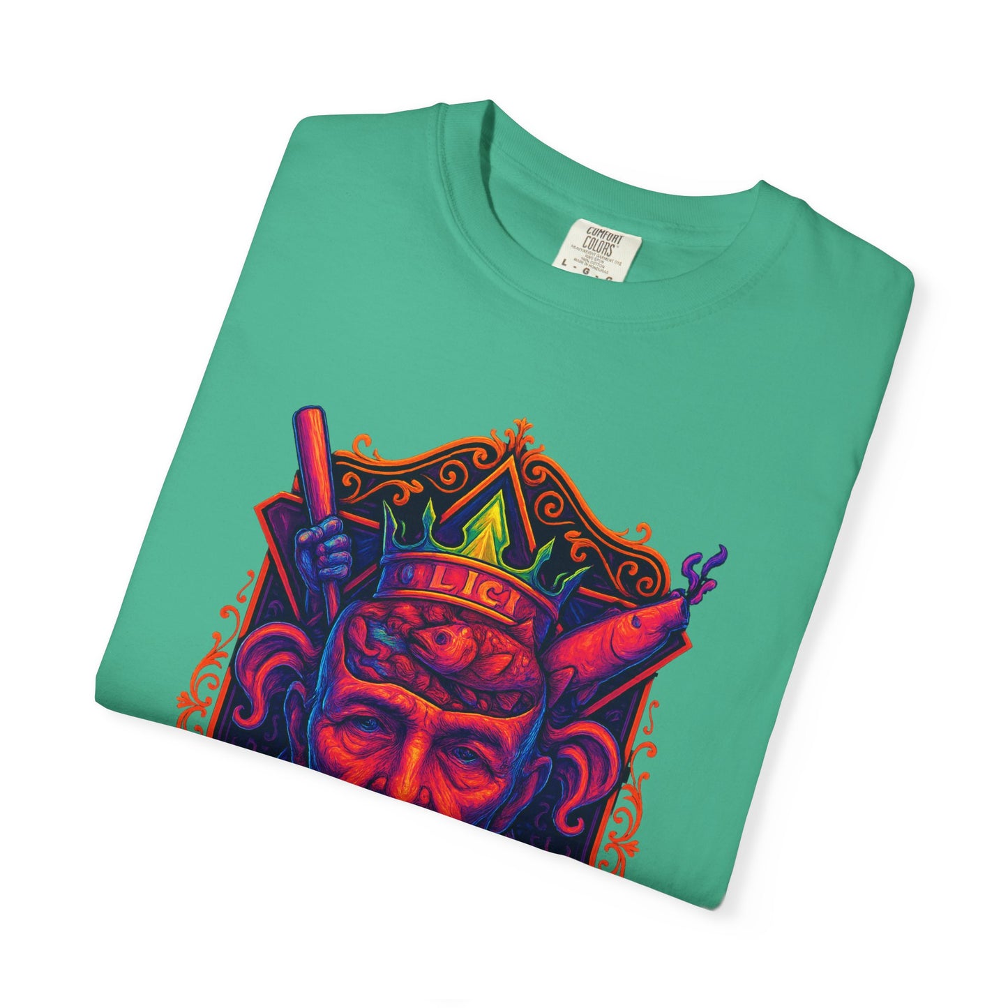Rebelsart Colorful Graphic Tee - Unisex Garment-Dyed T-shirt