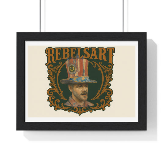 RebelsArt Vintage-Inspired Framed Poster | Rebel Art Collection | 19 x 24 inches
