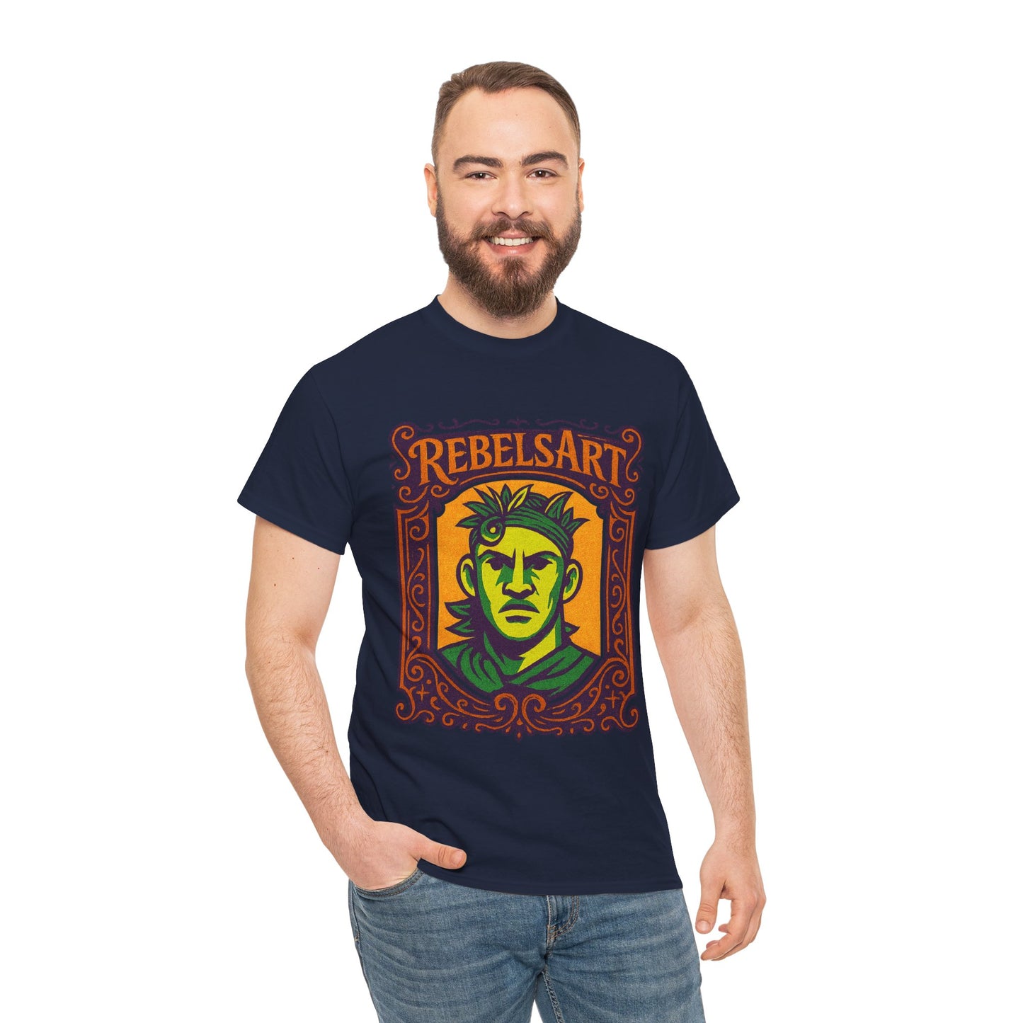 Rebels Art Unisex Heavy Cotton Tee - Vintage Graphic Shirt for Creative Souls, Casual Wear, Gifts, Festivals, Art Lovers