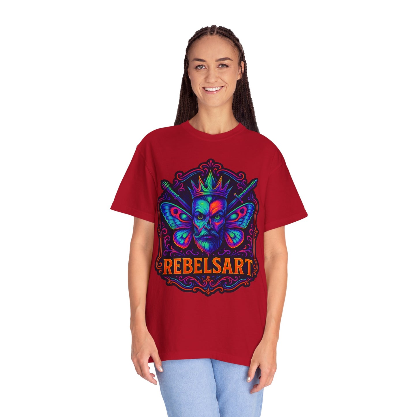 RebelsArt Butterfly T-Shirt - Vibrant Rebel Wings Design | Unisex Artistic Tee