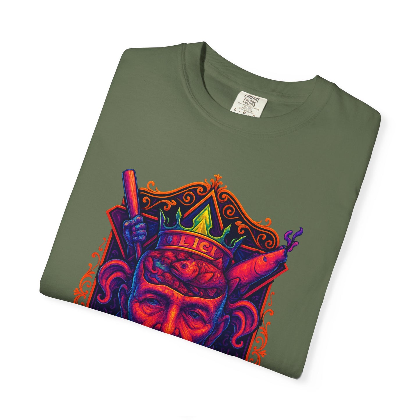 Rebelsart Colorful Graphic Tee - Unisex Garment-Dyed T-shirt