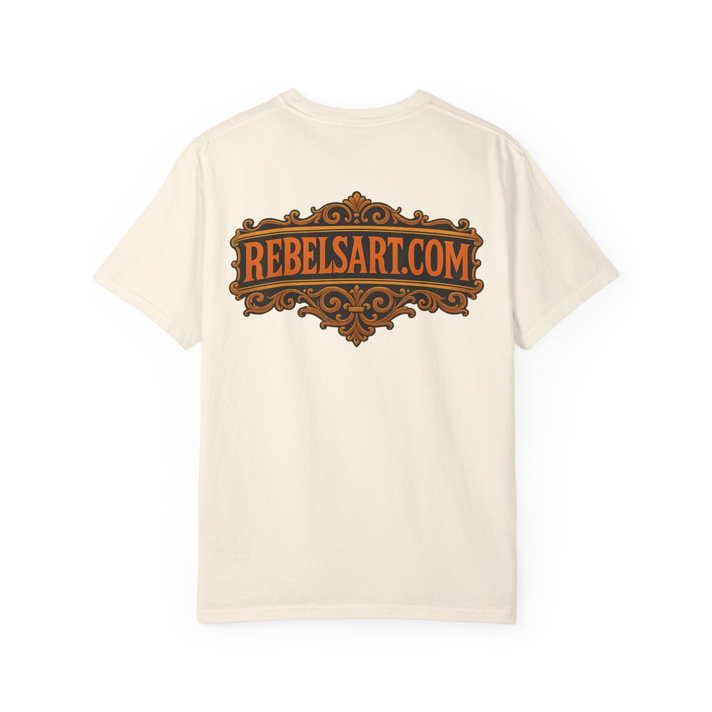 RebelsArt Unisex Garment-Dyed T-Shirt, Vintage Art Tee, Creative Wear, Unique Gift, Casual Streetwear, Artistic Fashion