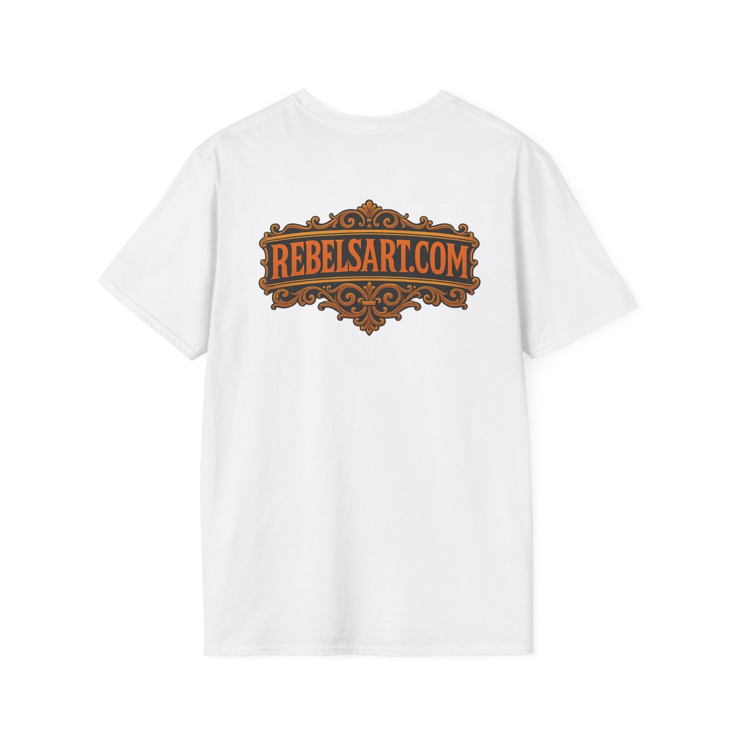 Rebel Art Unisex Softstyle T-Shirt, Graphic Tee, Casual Wear, Artsy Gift, Trendy Fashion, Summer Outfits