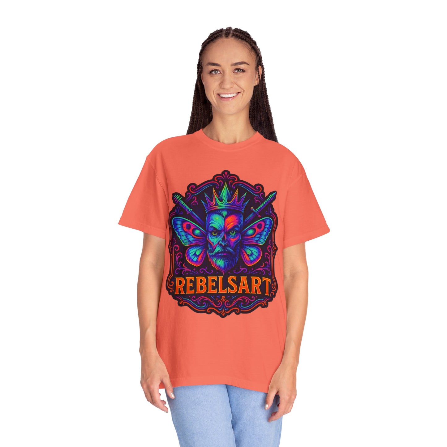 RebelsArt Butterfly T-Shirt - Vibrant Rebel Wings Design | Unisex Artistic Tee