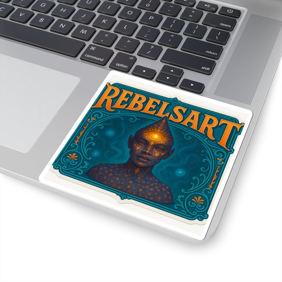 Artistic Kiss-Cut Stickers for Creative Souls, Vinyl Decals for Laptops, Journals, and Gifts, Unique Decor, Rebelsart Collection