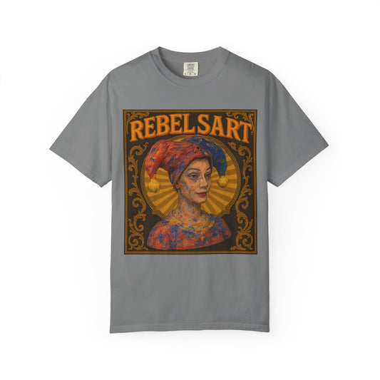 Rebel Art T-Shirt, Unisex Graphic Tee, Artistic Apparel, Gift for Creatives, Casual Wear, Unique Statement Shirt