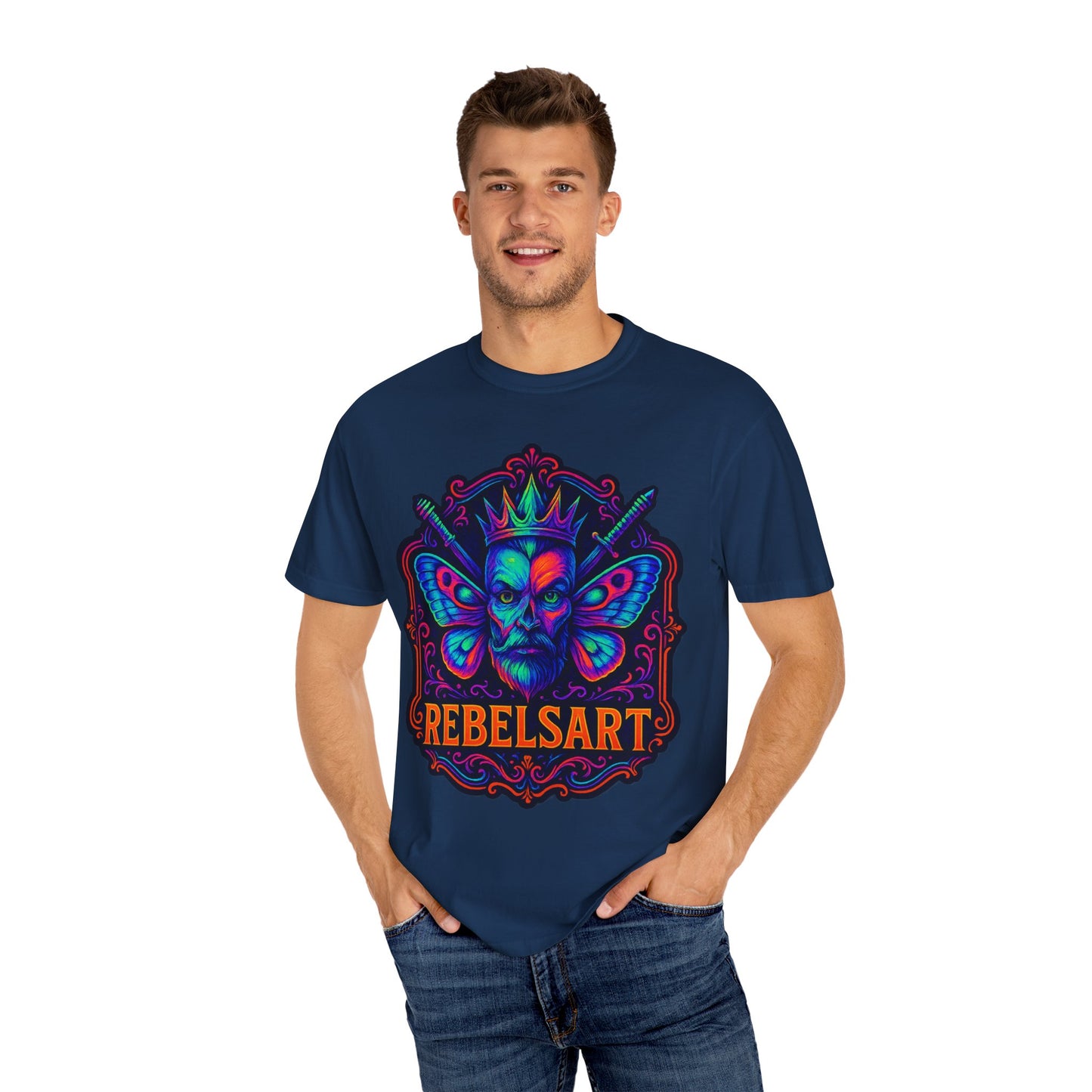 RebelsArt Butterfly T-Shirt - Vibrant Rebel Wings Design | Unisex Artistic Tee