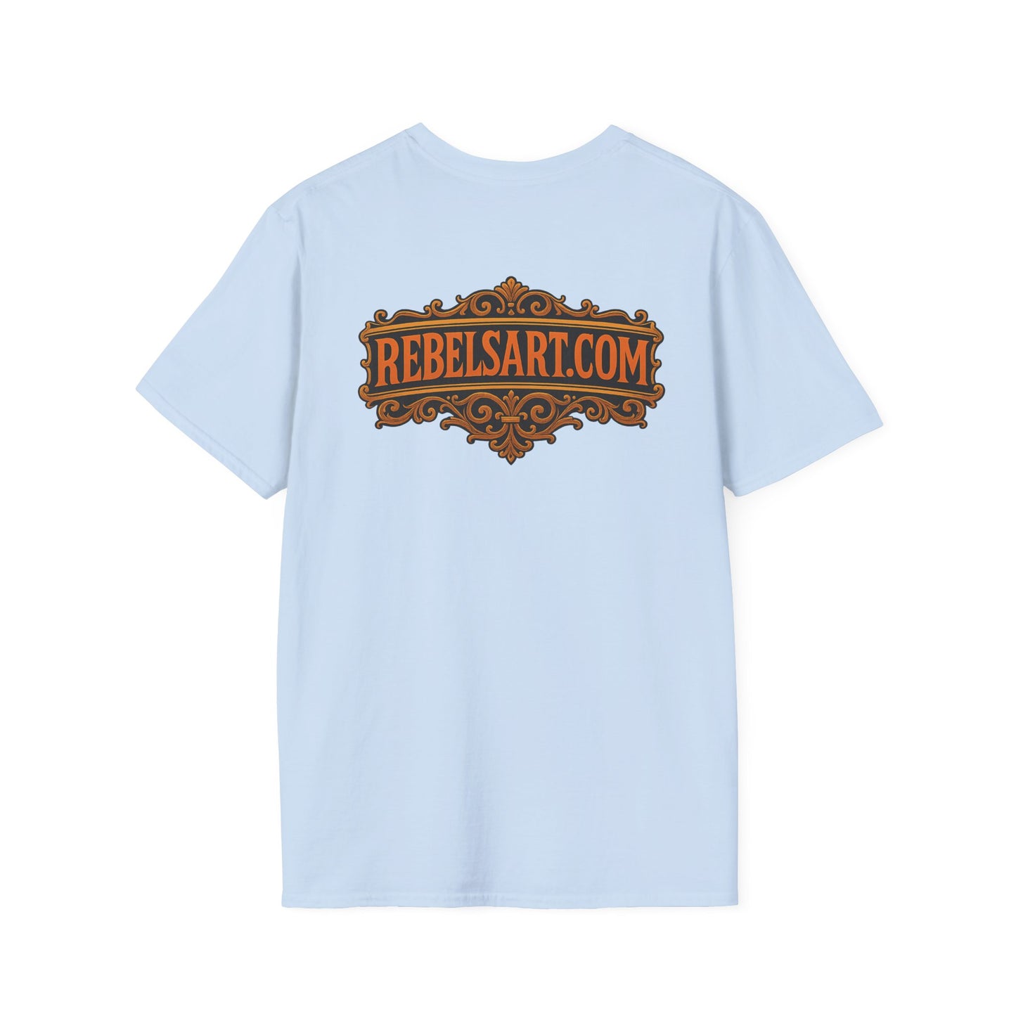 Rebel Art Unisex Softstyle T-Shirt, Graphic Tee, Casual Wear, Artsy Gift, Trendy Fashion, Summer Outfits