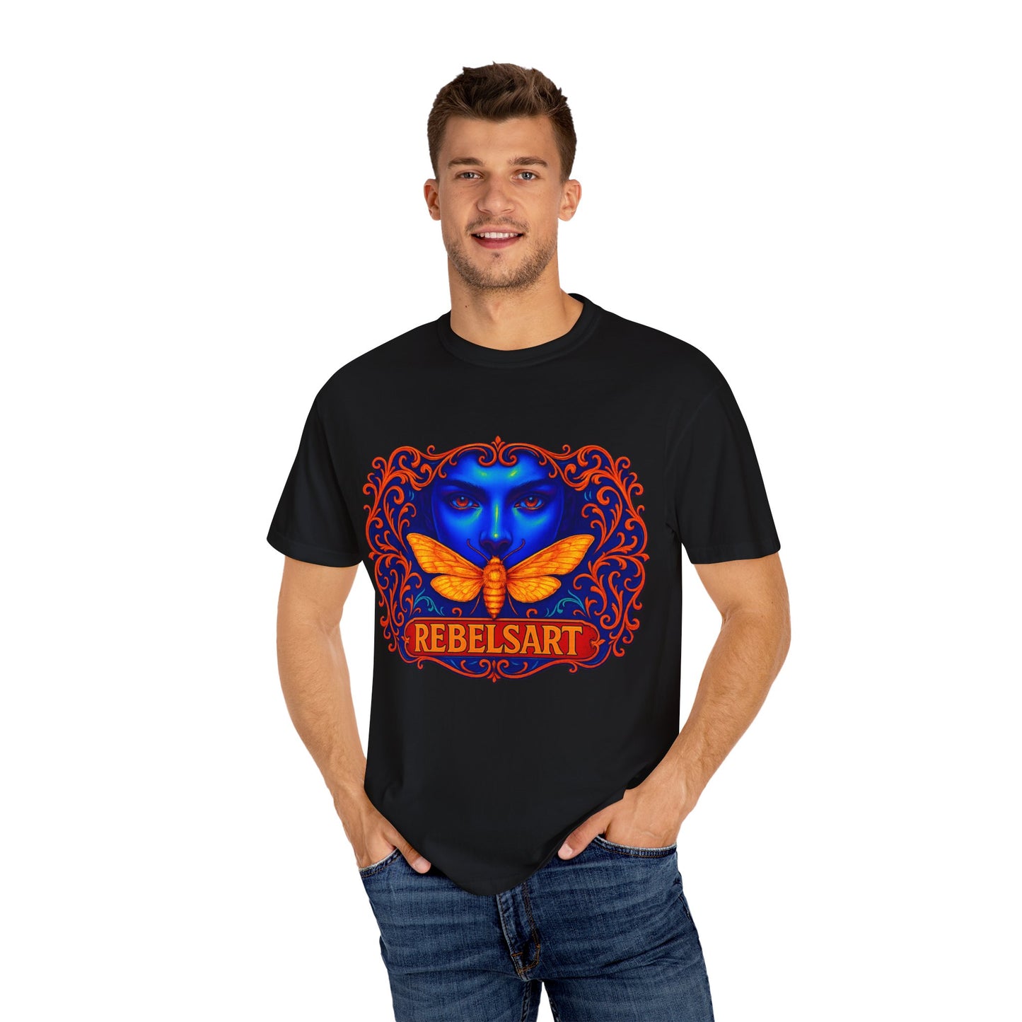 Vibrant Graphic Tee for Creative Souls, Bohemian T-Shirt, Festival Wear, Art-Inspired Clothing, Gifting for Art Lovers