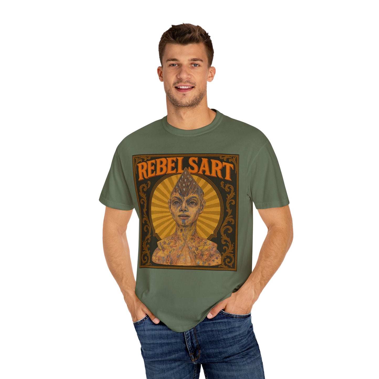Rebel Art Unisex T-Shirt - Vintage Style Tee for Art Lovers, Festival Wear, Gift for Creatives, Graphic Shirt, Casual Wear