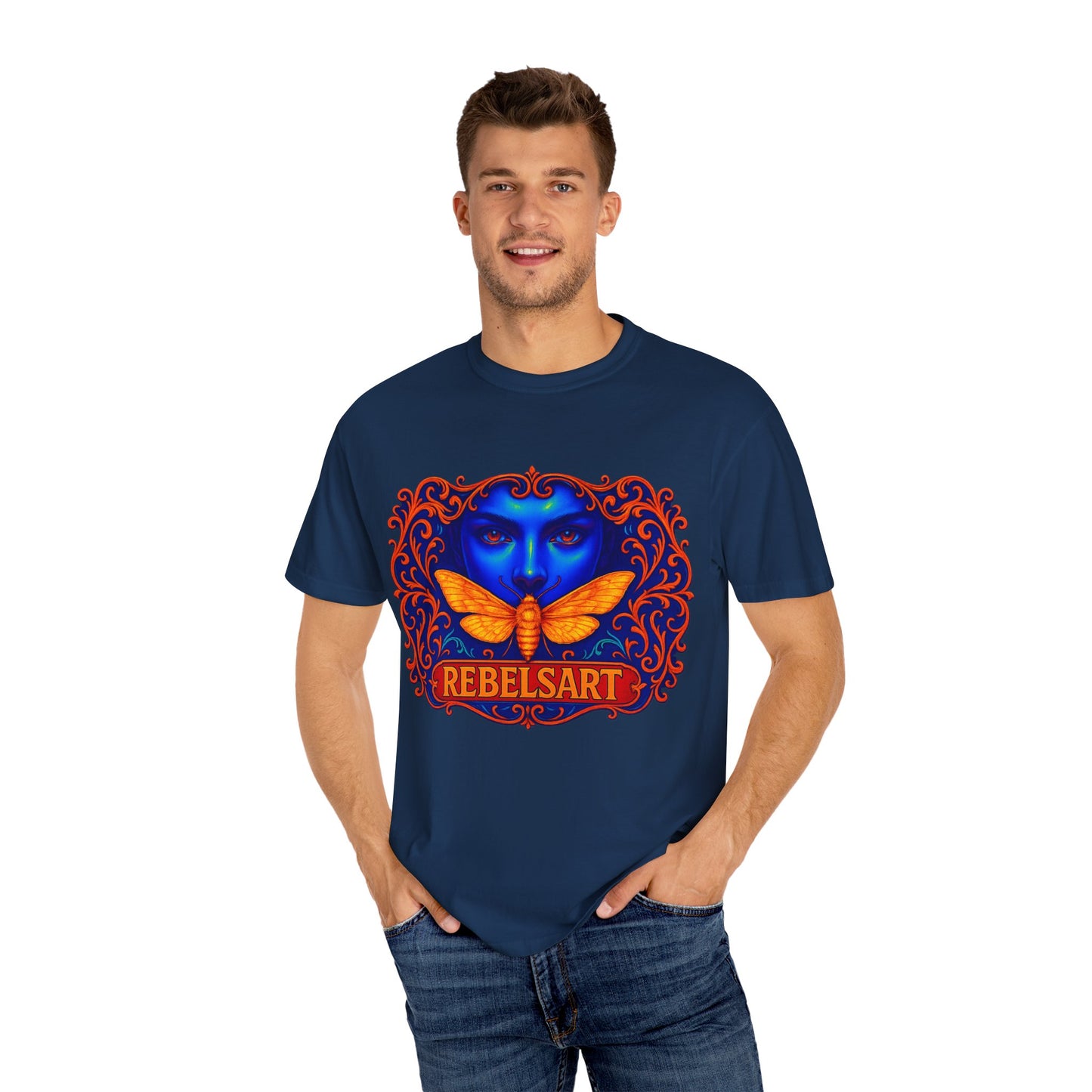 Vibrant Graphic Tee for Creative Souls, Bohemian T-Shirt, Festival Wear, Art-Inspired Clothing, Gifting for Art Lovers