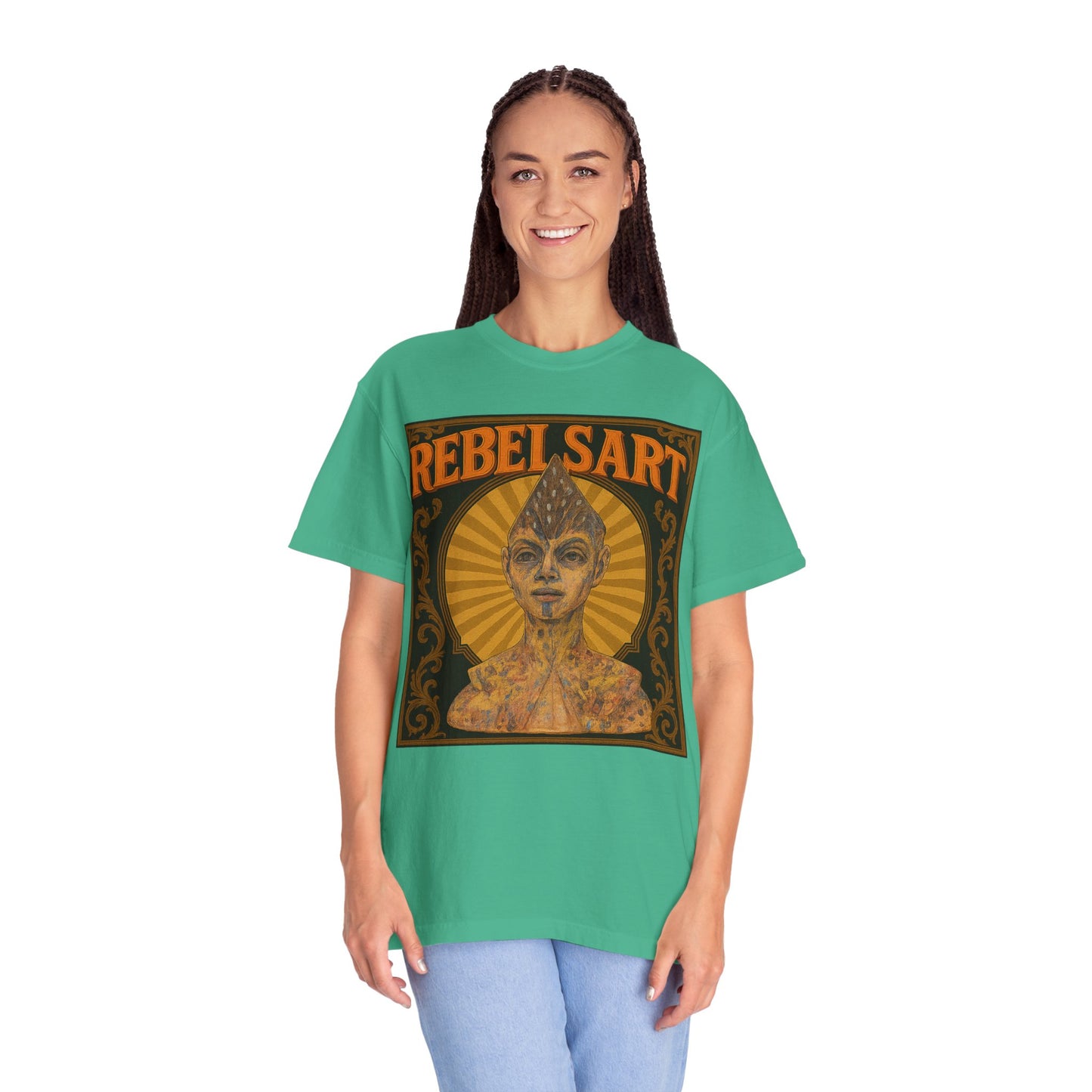 Rebel Art Unisex T-Shirt - Vintage Style Tee for Art Lovers, Festival Wear, Gift for Creatives, Graphic Shirt, Casual Wear