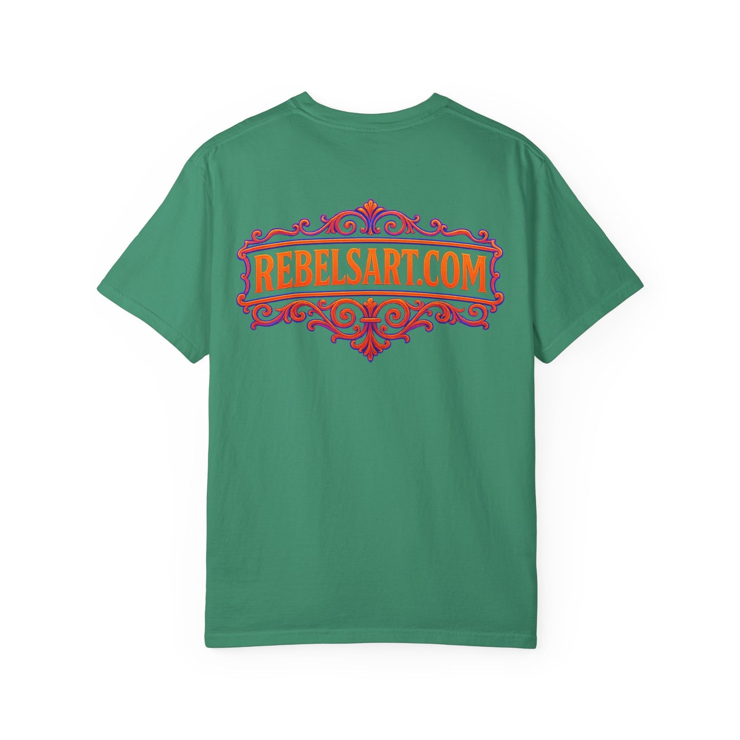 Vibrant Art Tee - Unisex Garment-Dyed T-shirt, Street Style, Festival Wear, Rebel Fashion, Unique Gift Idea