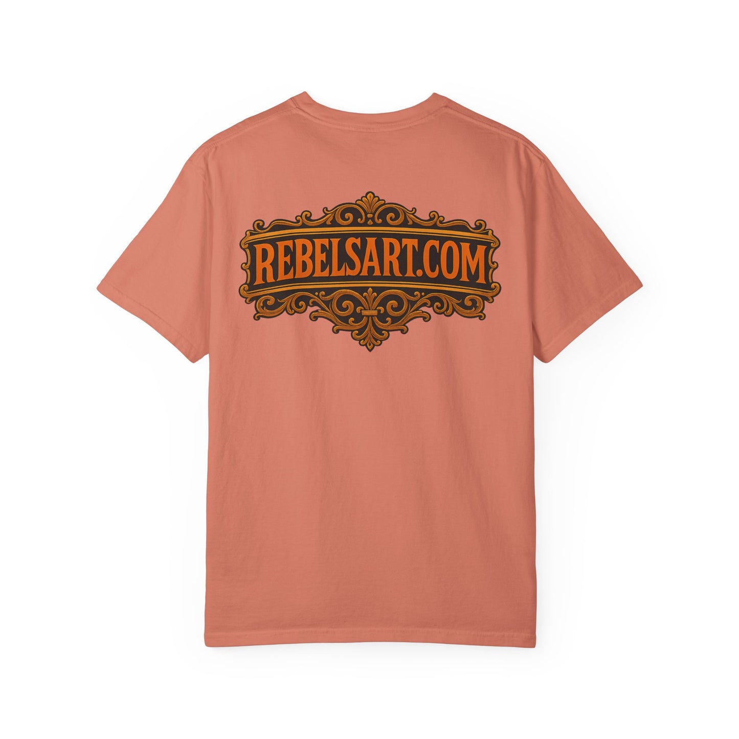 Rebelsart Unisex Garment-Dyed T-shirt, Bohemian Fashion Tee, Artistic Graphic Shirt, Vintage Style Gift, Festival Outfit Top