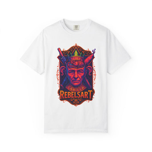 Rebelsart Colorful Graphic Tee - Unisex Garment-Dyed T-shirt