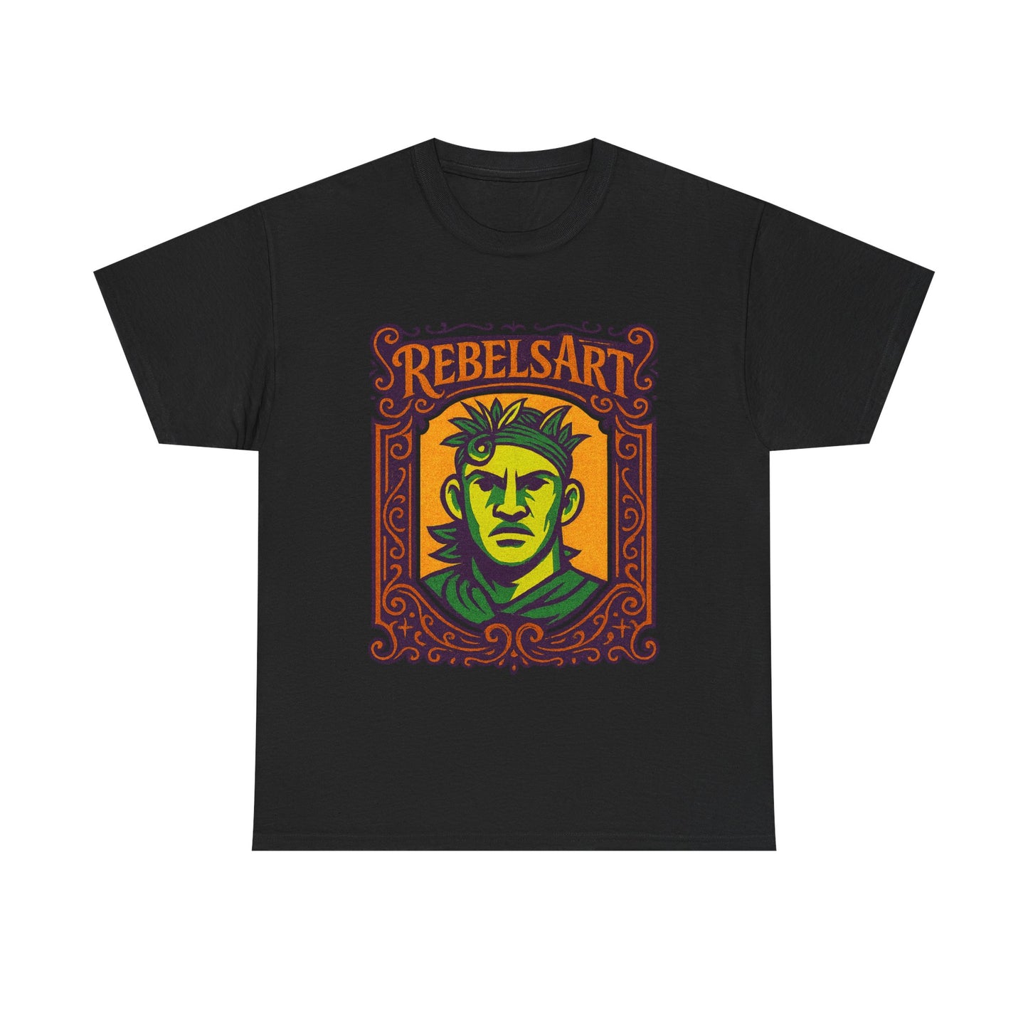 Rebels Art Unisex Heavy Cotton Tee - Vintage Graphic Shirt for Creative Souls, Casual Wear, Gifts, Festivals, Art Lovers