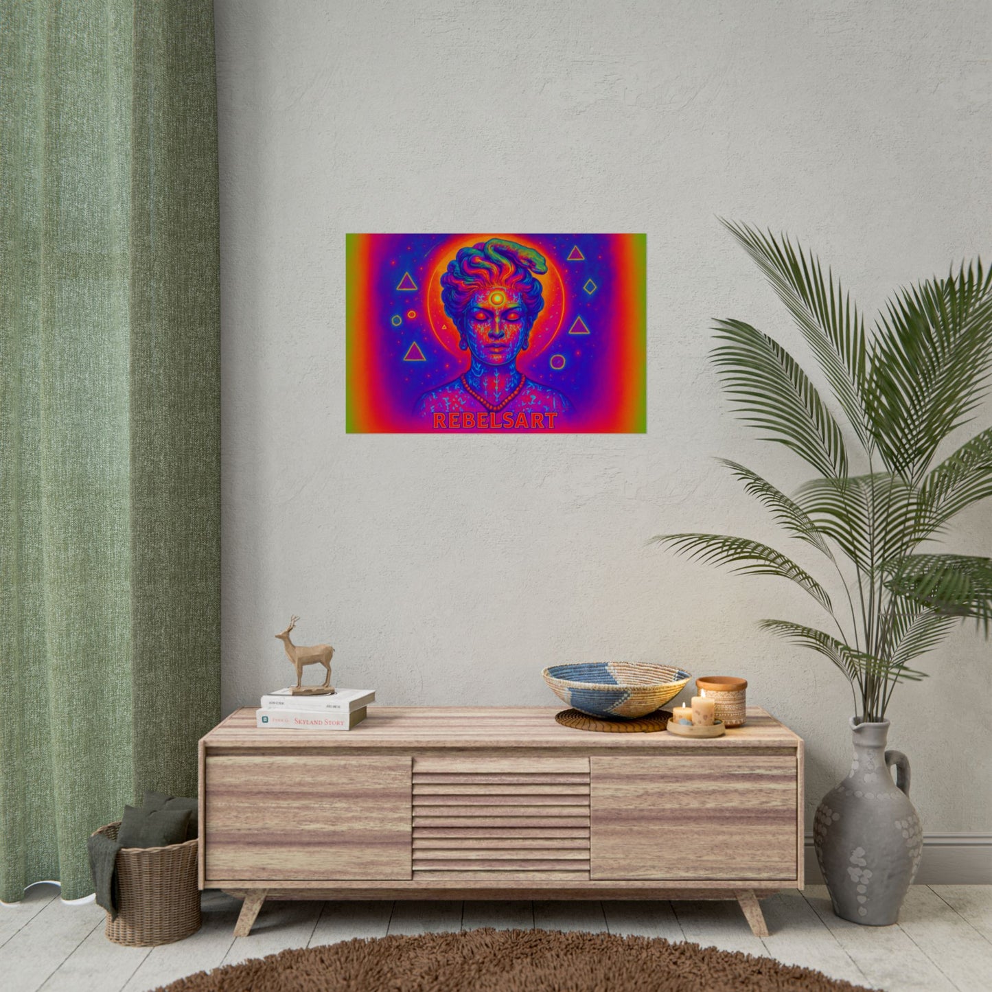 Psychedelic Rebellion - Colorful Art Print