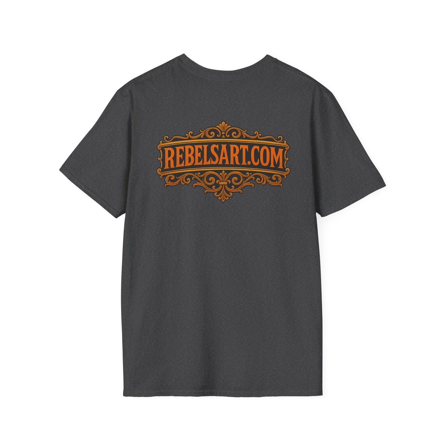 Rebel Art Unisex Softstyle T-Shirt, Graphic Tee, Casual Wear, Artsy Gift, Trendy Fashion, Summer Outfits