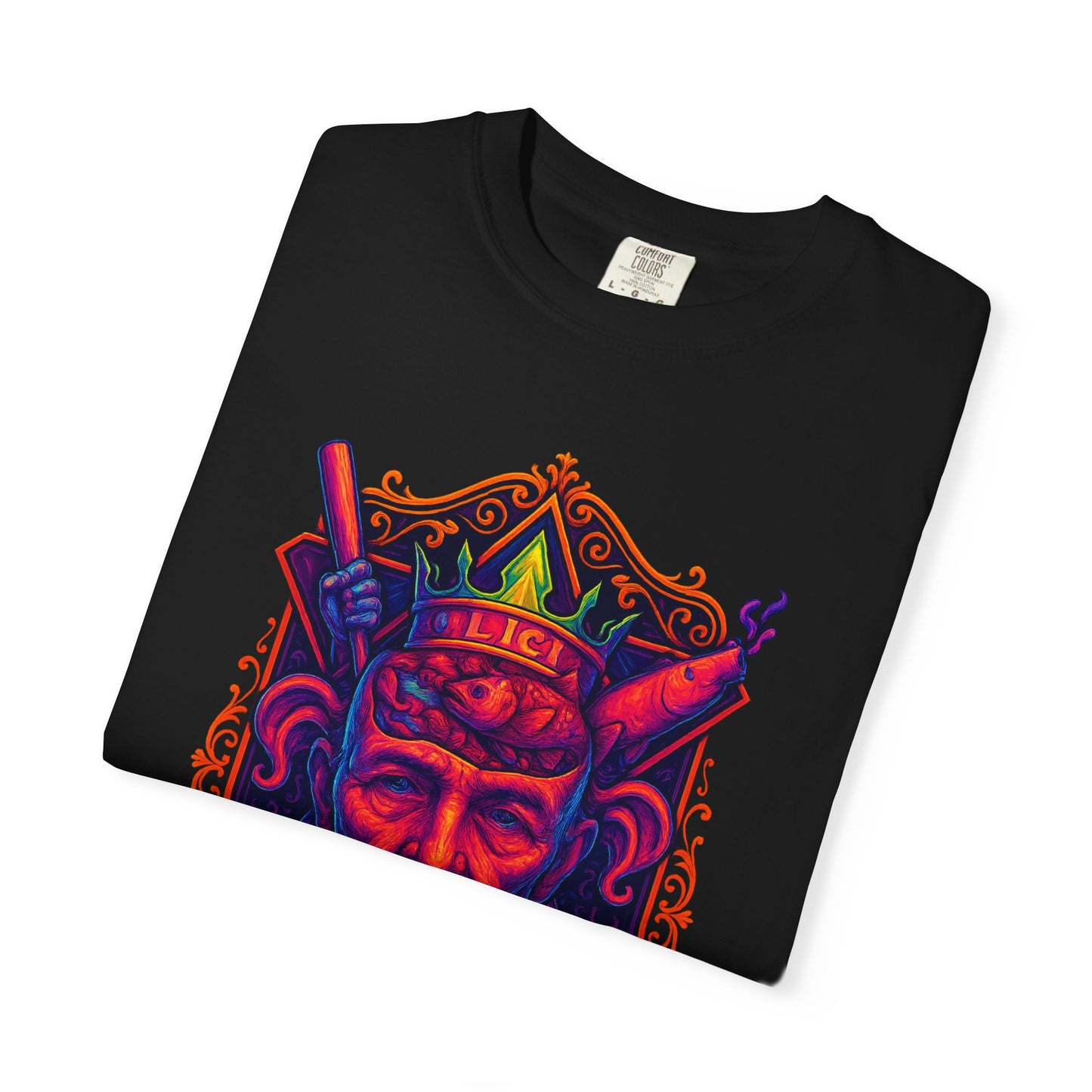 Rebelsart Colorful Graphic Tee - Unisex Garment-Dyed T-shirt