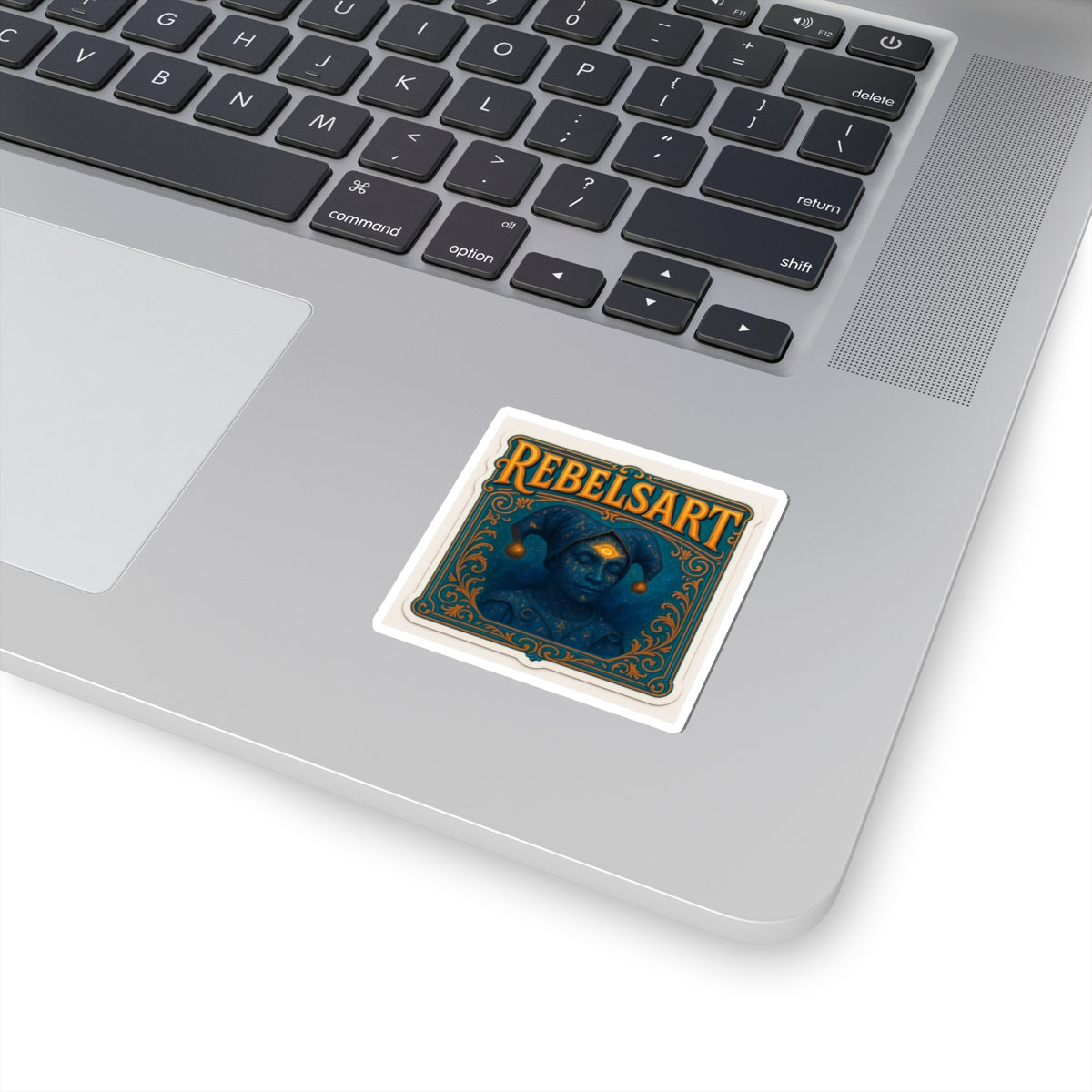 Artistic Kiss-Cut Stickers, Unique Sticker for Artists, Laptop Decals, Boho Aesthetic, Rebel Art for Creativity