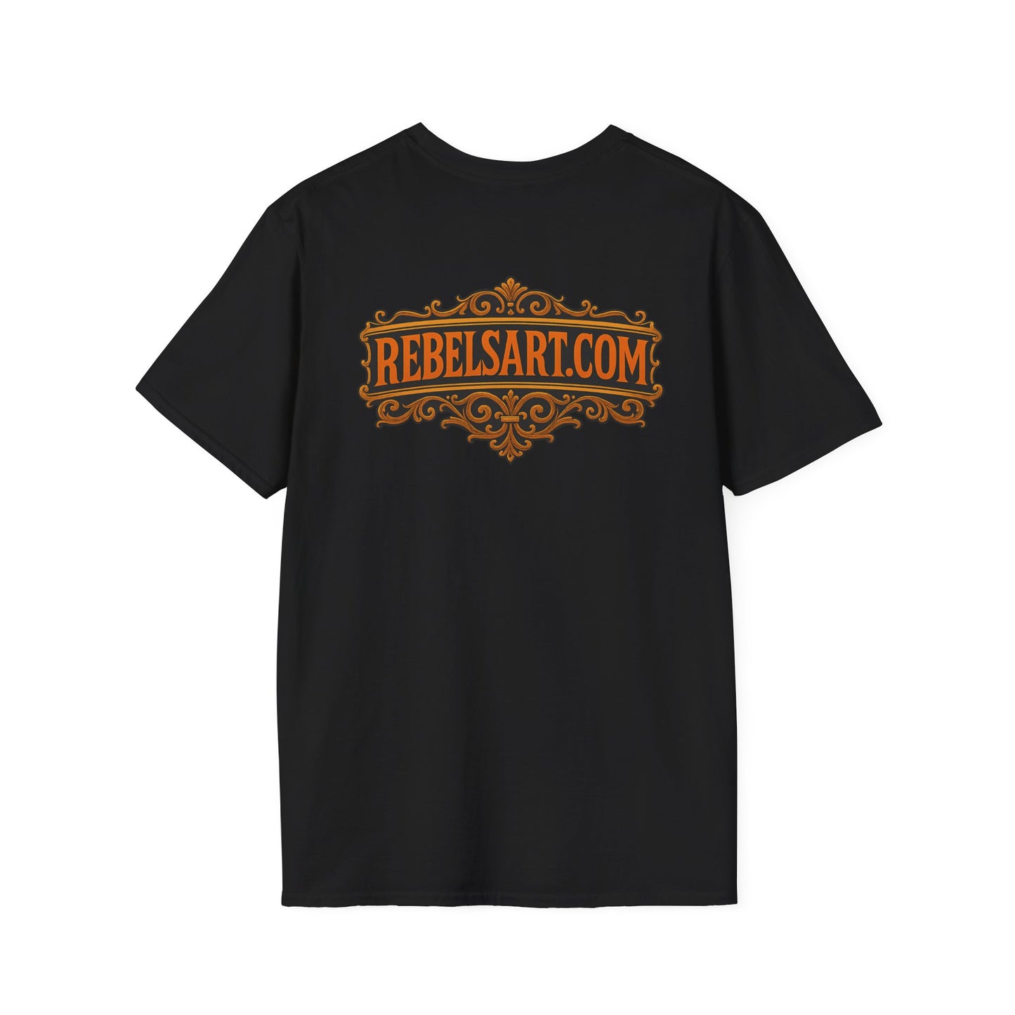 Rebel Art Unisex Softstyle T-Shirt, Graphic Tee, Casual Wear, Artsy Gift, Trendy Fashion, Summer Outfits